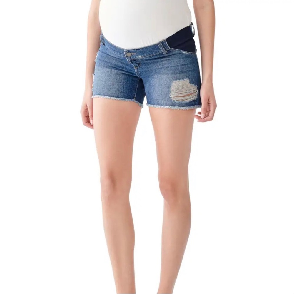 DL1961 Jean shorts maternity